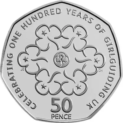 100 Years Of Girl Guides 50p Circulated 2010 RARE Coin • £2.05