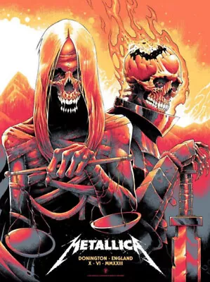 Metallica Concert Poster 11 X 17  FREE Shipping USA Only ! • $20