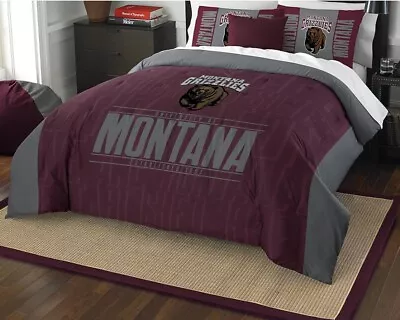 Northwest NCAA Unisex Comforter And Sham Set - Montana Grizzlies - Full/Queen • $19.99