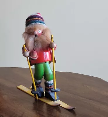 Vintage German Incense Smoker Steinbach Skier  9.5  / Read • $59.99