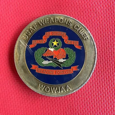 USAF Weapons Chief Master Sergeant WOWJAA Challenge Coin Soft Enameled • $14.99