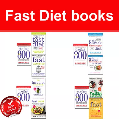 Fast Diet Recipe Books Fast 800 8-Week Blood Sugar Diet | Variation Listing • £5.92