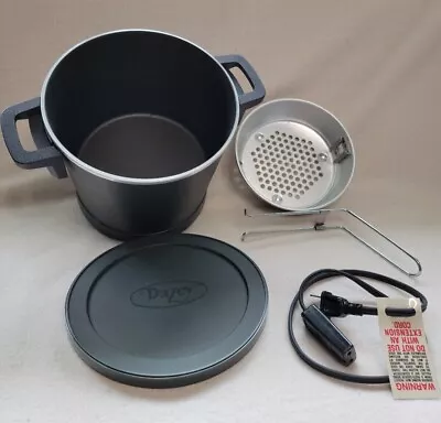 Vtg Dazey Chef’s Fry Deep Fryer Model 21506 W/Lid + Basket Open Box Never Used • $25