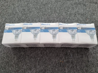 £3 • Buy Philips Halogen Light Bulbs 12V 35W 430 Lumen 3000h 36° Beam 5Pieces 