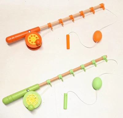£13.12 • Buy Melissa & Doug Catch And Count Magnetic Fishing Rods Replacements Rods X 2