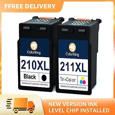 2Pack PG-210XL CL-211XL Ink Replacement For Canon PIXMA MP280 480 490 495 MX320 • $27.95