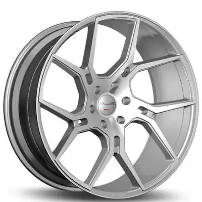 4ea 22  Staggered Gianelle Wheels Dilijan Silver Machined Rims(S42) • $2799