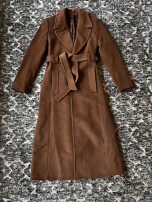 Ralph Lauren Wool-Blend Wrap Coat | New Vicuna Color | US Size 0 • $250
