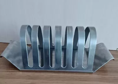£8 • Buy Vintage Stainless Steel Toast Rack 6 Slize Retro Heavy Preowned Great Condition