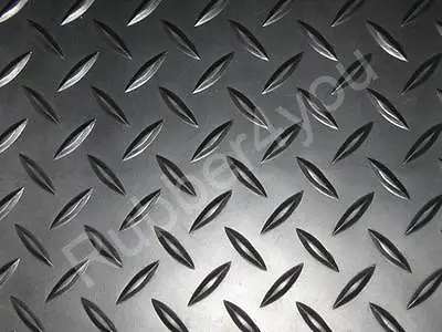 £29.99 • Buy DIAMOND Checker Plate Studded Cab Garage Shed Rubber Flooring Matting 1.2m X 3mm