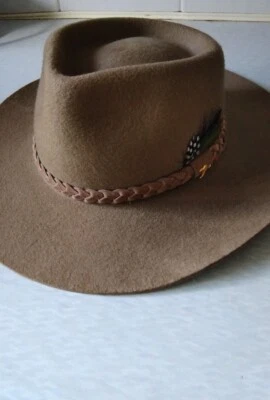 £22 • Buy Statesman Cowboy / Bush Hat Australian Size 58cm Never Used Merino Wool