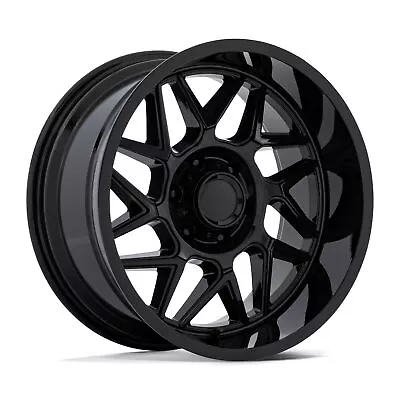 20  Moto Metal MO812 Turbine Gloss Black 20x10 Wheel 5x5 -18mm Lifted For Jeep • $310