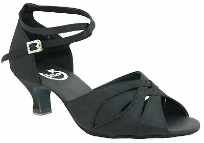 £22 • Buy Black Latin 'Penny' Dance Shoe 2.5  Heel Uk Size 7.5 *Salsa*Ceroc*Ballroom*