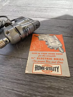 Working Black & Decker 1/4  Electric Home Utility Drill And Book • $18.99