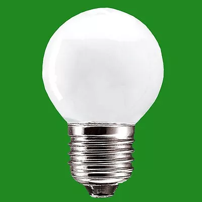 12x 60W Opal Round Golf Ball Dimmable ES E27 Edison Screw Light Bulb Lamp • £10.99