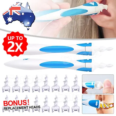 AU 2x Ear Wax Removal Remover Tool Ear Cleaner Q-Grips Pick Swab Handle 32 Tips • $5.95