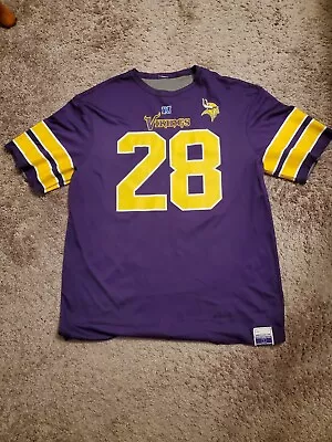 Mn Vikings Throwback Jersey Reversible Large/xlarge Adrian Peterson • $15