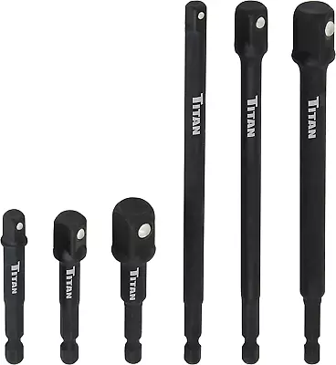 Titan 12087 Socket Adapter Set 6 Piece • $32.95