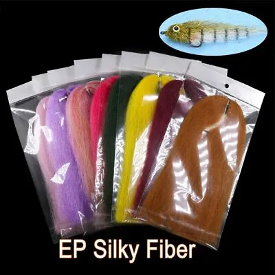 16 Packs EP Silky Fiber Fly Tying Material Fine Synthetic Hair Minnow Fibers DIY • $51.44