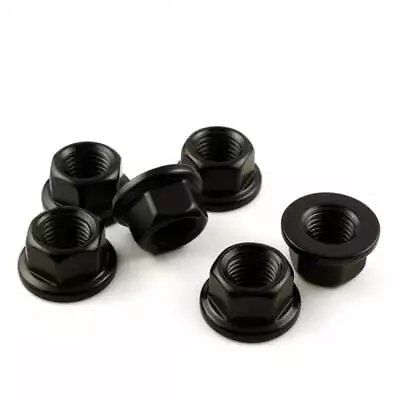 Yamaha XTZ750 SUPER TENERE 89-98 Aluminium Rear Sprocket Nut Kit X6 - Black • $23.64