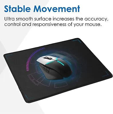 PC Computer Gaming Mouse Pad Mat Stitched Edges Non-Slip Waterproof Mousepad • $1.69