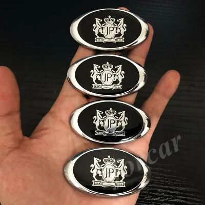 4x 3D Metal JUNCTION PRODUCE JP Luxury VIP Emblem Trunk Badge Decal Sticker JDM • $19.90