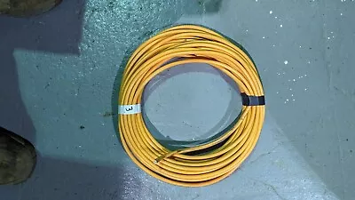 20 Meters ORANGE 3 Core Flexible Flex Mains Wire Cable 1.25msq 13Amp - Used • £17