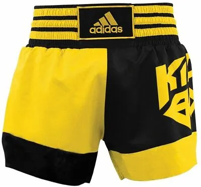 £51.39 • Buy Adidas KickBoxshort SKB02 Schwarz/schock Gelb