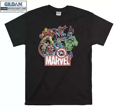 Marvel Avengers Characters T-shirt Gift Hoodie Tshirt Men Women Unisex A700 • £11.99