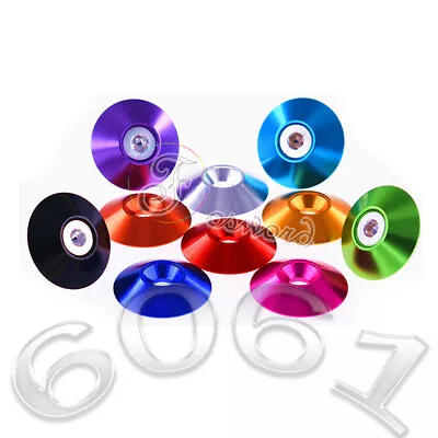 2/3/4/5/6/8/10/12mm Countersunk Washers Anodised Aluminium Fender Support Cone • $2.81