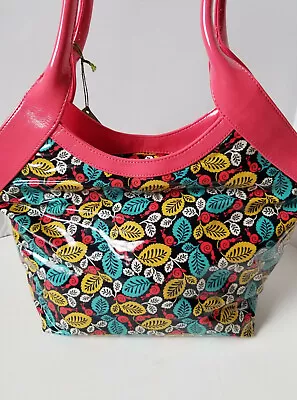 Vera Bradley Frill Fan Club Happy Snails Vinyl Tote Bag NEW • $24.99