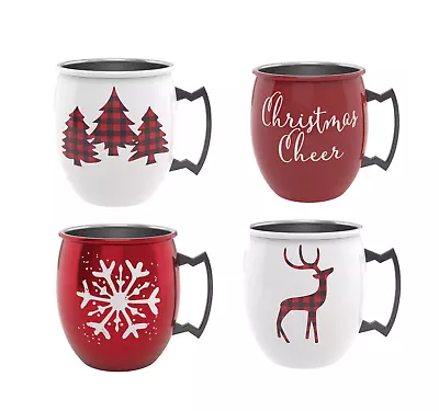 Assorted Moscow Mule Mugs Set Of 4 • $28.26