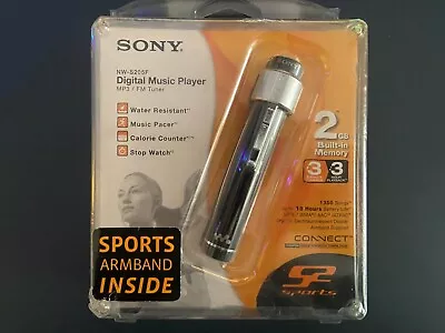 OPENED - Sony NW-S205F Walkman 2 GB Digital Music Player - FOR PARTS OR REPAIR • $200