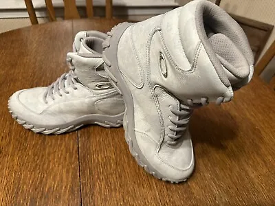 Size 9.5-2003 OAKLEY S.I. ELITE SPECIAL FORCES ASSAULT BOOT SNOW CAMO ICE GRAY • $475