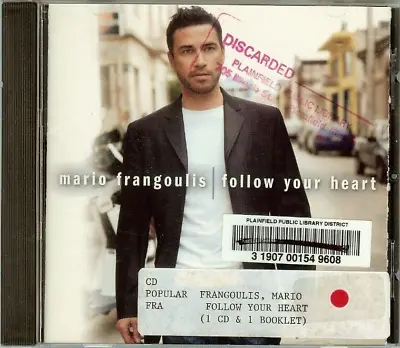 Mario Frangoulis -  Follow Your Heart - CD - USED LIBRARY COPY - FREE SHIPPING • $4.95