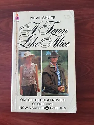 Book - A Town Like Alice PB 1982 Nevil Shute Television T.V. Tie-In Cover • $3.22