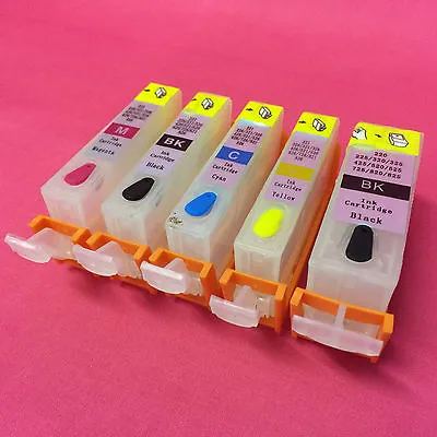 £14.99 • Buy Set Empty Refillable Cartridges For Canon Pixma Ip4950 With Auto Reset Chips ARC