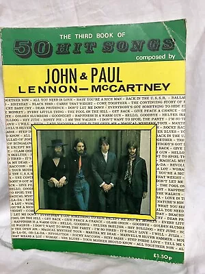 Lennon & McCartney Vintage Beatles Song Book: The Third Book Of 50 Hit Songs • $9.93