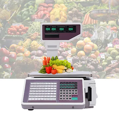 Electronic Scale Commercial Digital Price Computing Scale +Thermal Label Printer • $297.35