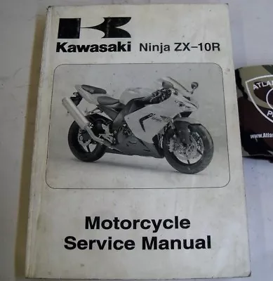 2004 Kawasaki Ninja Zx-10r Motorcycle Service Manual # 99924-1322-01 • £29.32