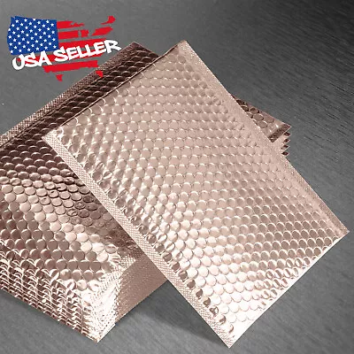 9 X12  Metallic Poly Bubble Mailers Shipping Mailing Padded Bags Envelopes • $11.99