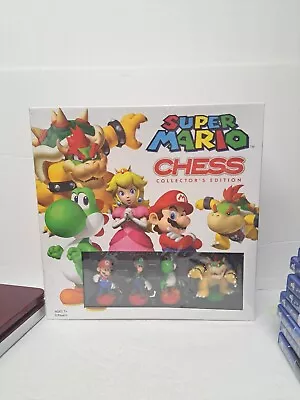 Super Mario Chess Set Collectors Edition Board Game USAopoly 32 Piece New Sealed • $48.44