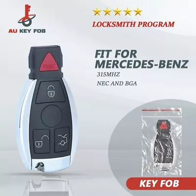 315Mhz Remote Key For MB Mercedes BENZ C E S Supports All Original NEC BGA Fob • $18.26