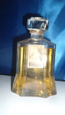 Vintage Yardley London Old English Lavender Large Crystal Glass Perfume Bottle • $99