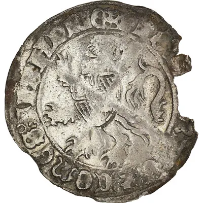 [#184447] Coin France Flanders Philippe Le Bon Gros VF(30-35) Silver Boud • $159.63