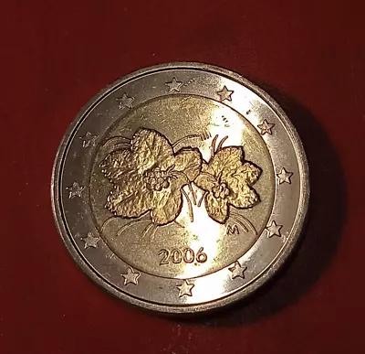 *Finland * 2006  * 2  Euro  -cond   UNC   * • $8.95