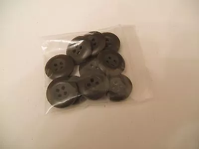 US M65 PARKA /  JACKET / BDU BUTTONS X 10 Olive Drab Replacement Buttons 8 Lots • £12.50