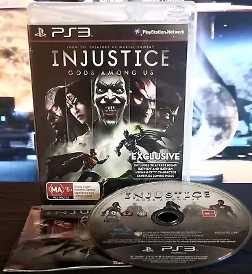 Injustice: Gods Among Us PS3 Game [PAL CIB Complete] - DC Superhero Fighting • $19.99