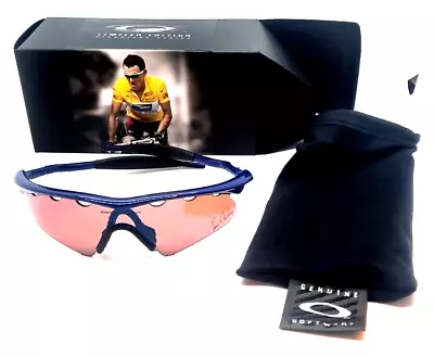 Limited Edition Oakley Lance Armstrong M Frame Metallic Blue W/ Accessories • $99