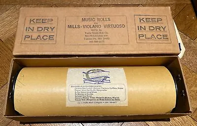 Mills Violano Virtuoso Recut Paper Music Roll #2618 Hand Played German (B) • $129.99